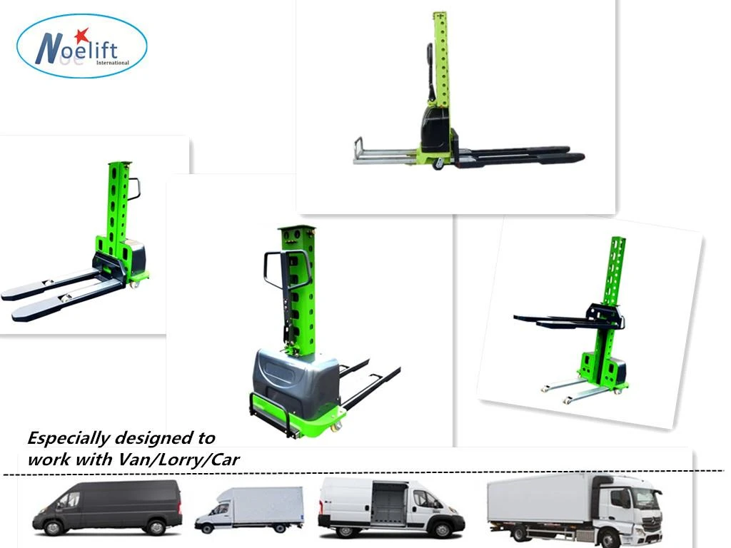 500kg semi electric forlift stacker